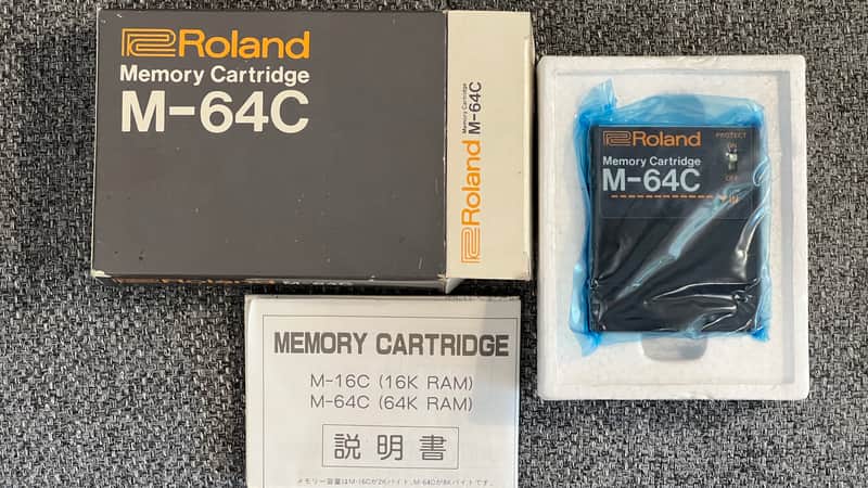 Roland M-64C Memory Cartridge In Box image 1