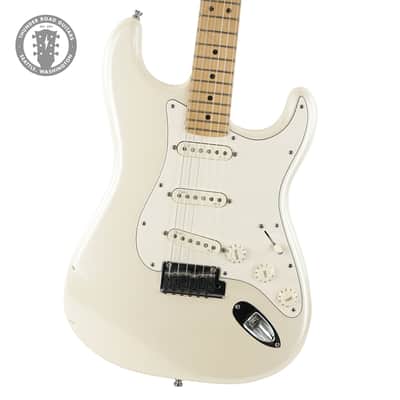2013 Fender American Deluxe Stratocaster Olympic Pearl image 1