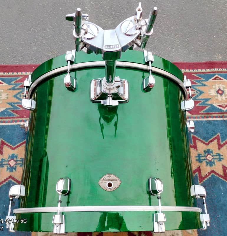 Tama Starclassic Performer MIJ Early 2000s Emerald Green BRG bass Drum Only image 1