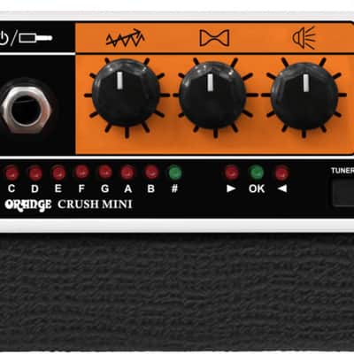 Orange Crush Mini Battery-Powered Electric Guitar Combo Amplifier, 3W, Black image 3