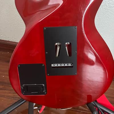 Godin Performance Series Solidac Two-Voice 2000 - 2003 - Transparent Red image 4