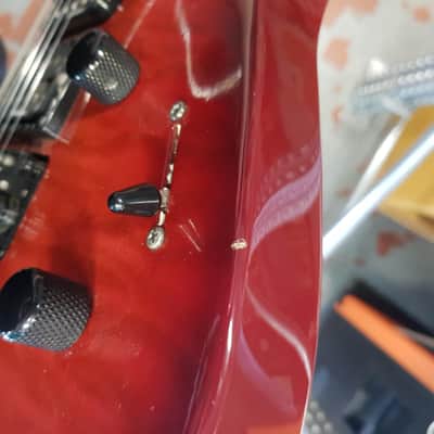 Jackson Atx Archtop Dinky Trans Red image 10