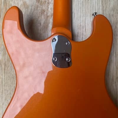Danelectro The '64 with Bigsby 2010s - Orange Metallic image 8