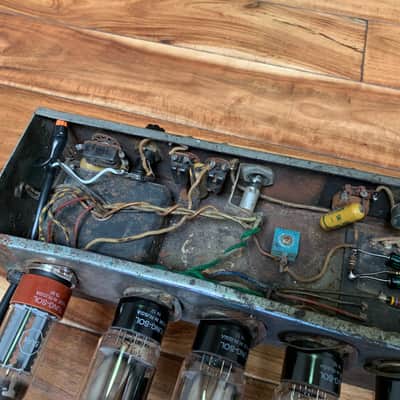 1958 Fender High Power Tweed Twin 5F8-A image 16