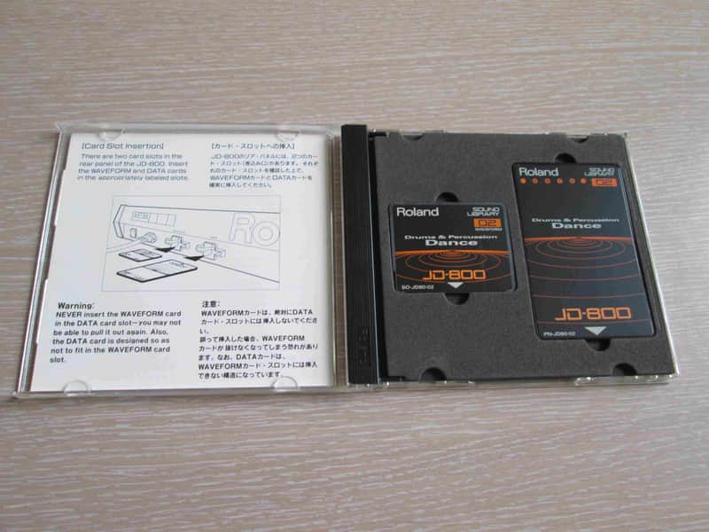 Roland JD-800 Drums&Percussion Dance–SL-JD-80-02 ROM-CARD -Roland