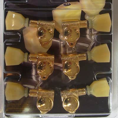 GKH330-G TonePros Tuning Machines 3 x 3, "Drop In", Gold image 1