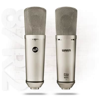 Warm Audio WA-87 R2 Large Diaphragm Multipattern Condenser Microphone 2020 - Present - Nickel image 1