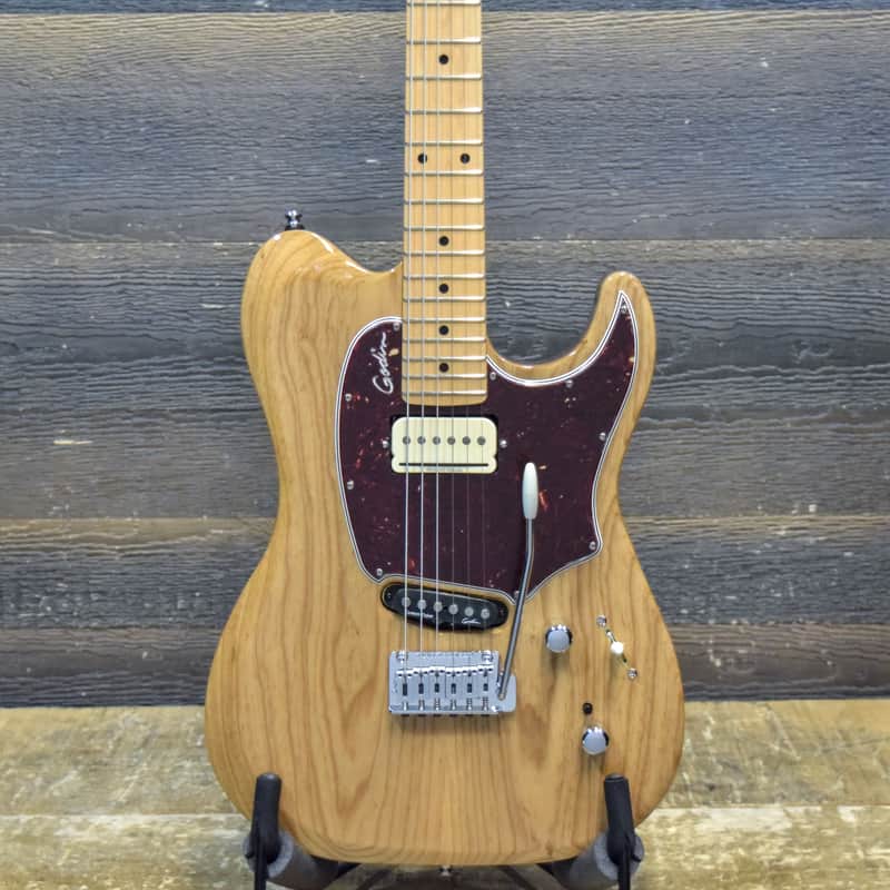 Godin Passion Custom Swamp Ash MN Natural HG Electric Guitar w/Bag #17324140 image 1