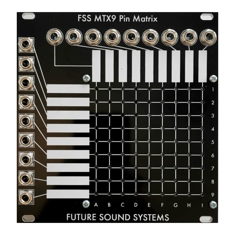 Future Sound Systems MTX9 Eurorack Passive Pin Matrix Module image 1