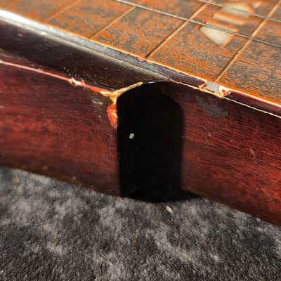 Vintage 1930s Dobro Lap Steel Electric Guitar w/ Original Chipboard Case image 8