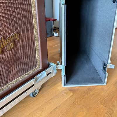 Gibson GA-90P Vintage Tube Combo Amp + Custom Flight Case image 8