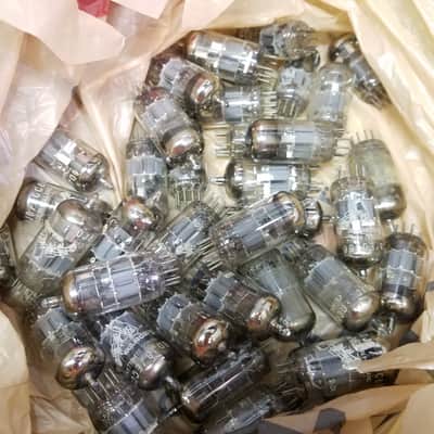 Amperex ONE (1) 6DJ8 AT1000 TESTED Vacuum Tube Heerlen Large Halo Getter GA3 GA4 GA6 GA7 Bugle Boy T3 ECC88 dual triode 1959-1962 image 2