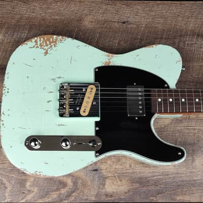 MyDream Partcaster Custom Built - Water Green Semi Relic Dreamsongs image 3