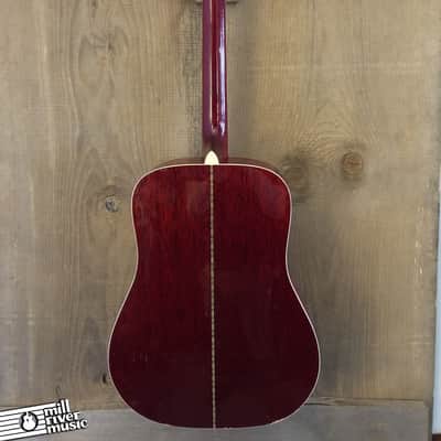 Samick Greg Bennett D-5 Dreadnought Acoustic Guitar Natural image 4