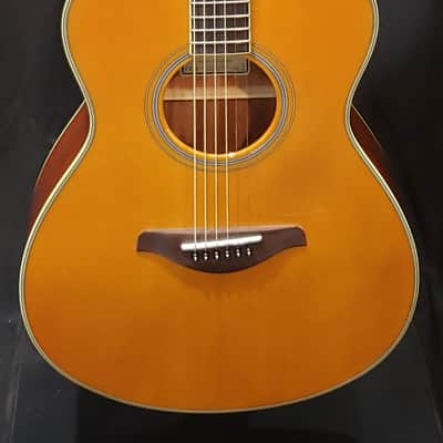 Yamaha FS-TA TransAcoustic Concert 2023- Vintage Tint image 1