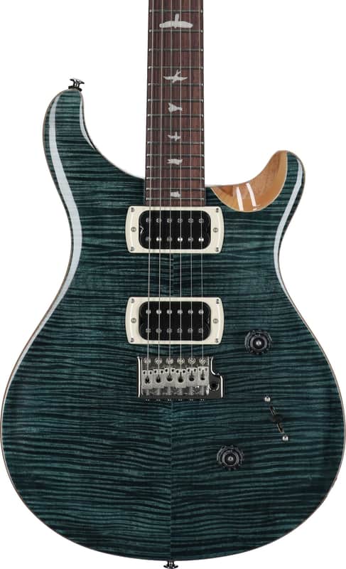 PRS SE Custom 24 Electric Guitar, Rosewood Fingerboard, Slate Blue image 1