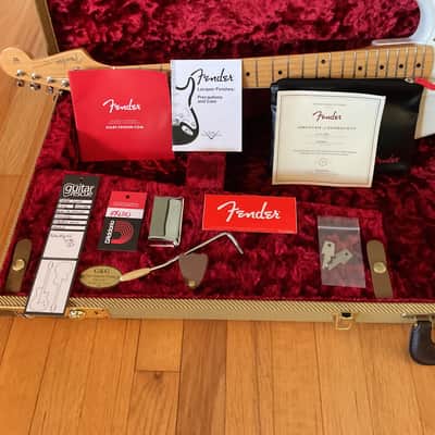 Fender American Original 50s Stratocaster 2022 - Blonde White image 11