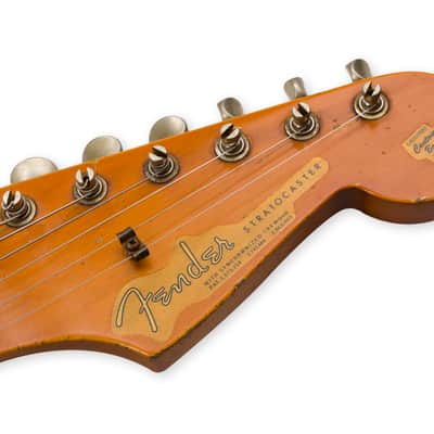 Fender Custom Shop '64 Strat Relic Apprentice Built by George Ruiz 2021 - Aged Blue Metallic image 6