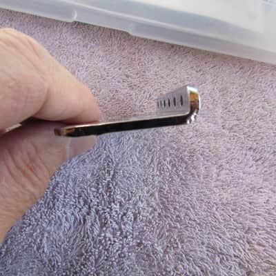 Fender Stratocaster Bridge Plate Chrome Plated Strat Bridge Plate Vintage Style image 2