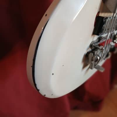1963 Gibson EB-3 Bass – COA by No.Tom, Denmark Street – Vintage SG-Style Short Scale refinished White image 13