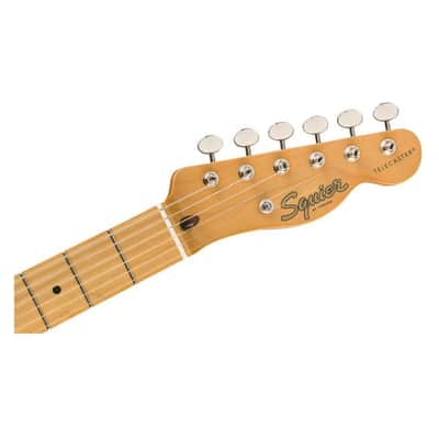 "Squier Classic Vibe 50s Telecaster Electric Guitar, White Blonde" image 5