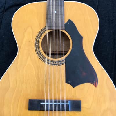 1970s Harmony Silvertone H1227 (Stella) 12-string guitar - high action image 6