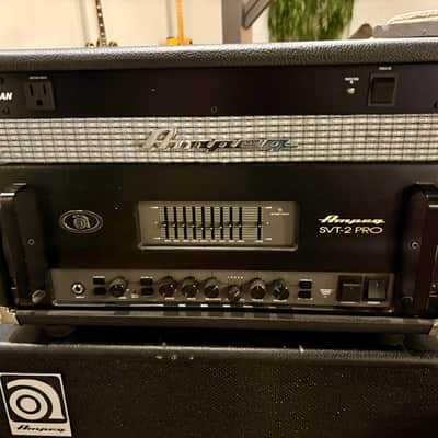 Ampeg SVT-2 PRO Head + Rack, Power Supply, and Fans image 1