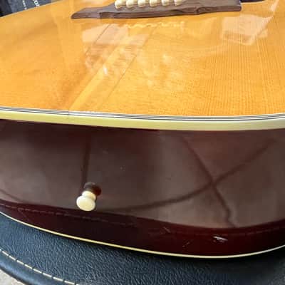 1969 Guild F212NT 12 String Acoustic Guitar Natural with case image 6