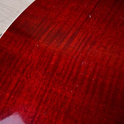 Greco SA-700 MIJ 1979 Wine Red Flame Top Vintage Japan Maxon U-2000 Pickups w/ Hard Case image 17