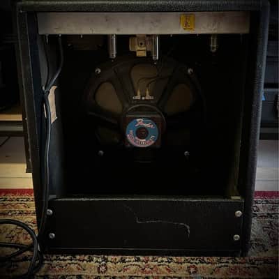 1973 Fender Musicmaster Bass 2-Channel 12-Watt 1x12" Bass Combo - Silverface image 3