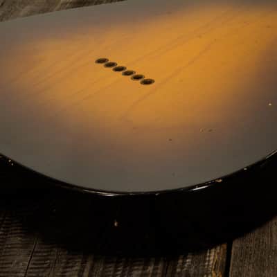 Fender CUSTOM SHOP TELE 1955 LTD 2S HT MN #CZ560649 - RELIC WIDE FADE 2-COLOR SUNBURST 1955 image 8