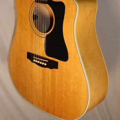Guild USA DCE3 Dreadnought Cutaway Acoustic Electric Spruce Top Maple Back + Sides with case early 1990s image 8