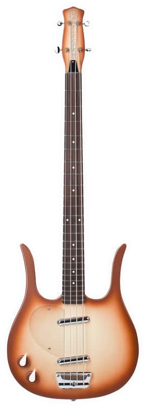 Danelectro   58 Longhorn Bass Lefty Copper B image 1