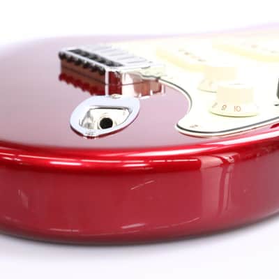 Mercurio Red Strat Stratocaster Electric Guitar Interchangeable Pickups #50809 image 22