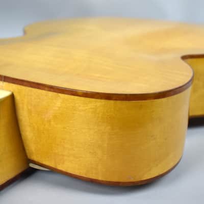 Circa 1940s Kay K-42 Vintage Archtop Acoustic Guitar Natural Finish image 18