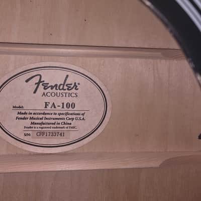 Fender FA 100 2017? - Black image 3