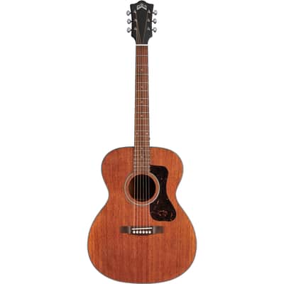 Guild OM-320 Natural Orchestra Model Acoustic Guitar - Solid Mahogany Top image 2