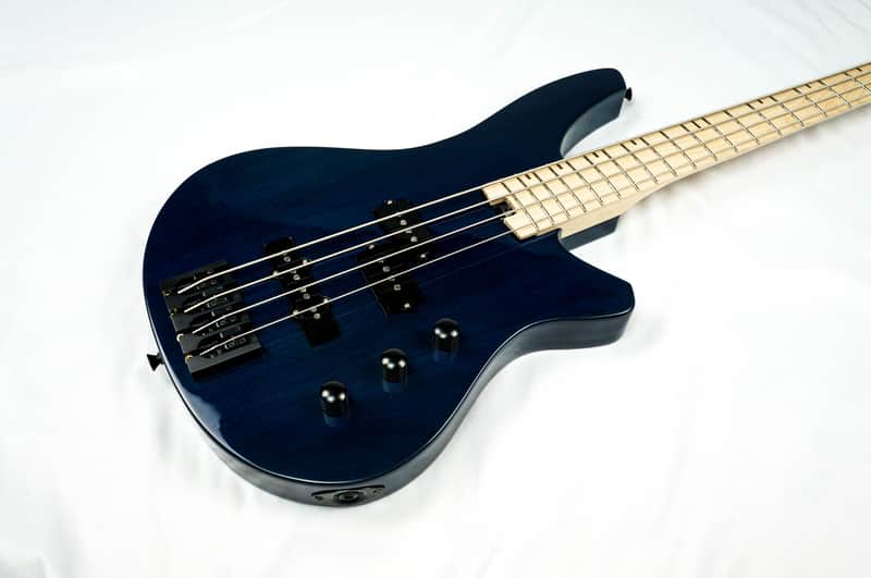 Swisher Rumble Handcrafted 4 String Bass 2024 - Indigo image 1