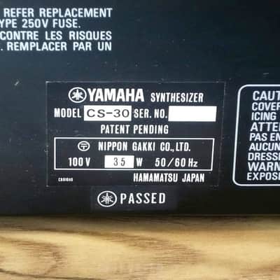 Yamaha CS-30 Monophonic Synthesizer image 7