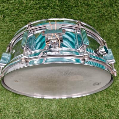 ⚡Vintage Rogers R380 14"X5" Steel Chrome Snare Drum ⚡ image 13