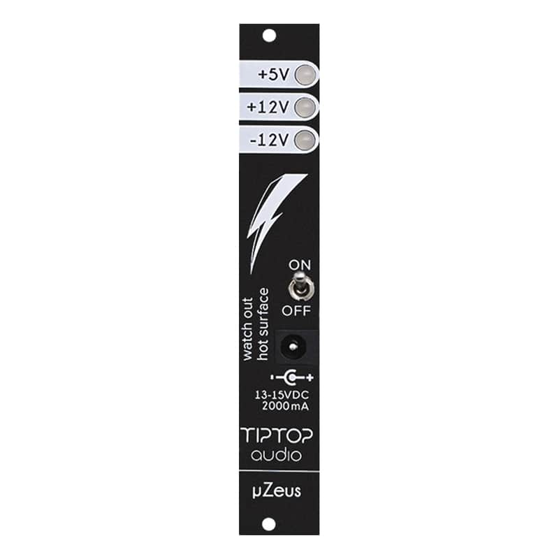 TipTop Audio uZeus Eurorack Power Supply Module (Black) image 1