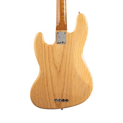 Used Fender Custom Shop Artisan Maple Burl Jazz Bass - Aged Natural image 3