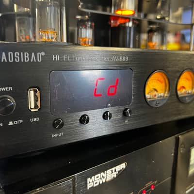 AOSIBAO Hi-Fi Tube Amplifier AV-889 good working great cosmetic condition image 10