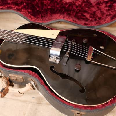 Vega Electric Spanish Archtop 1930's Black image 13
