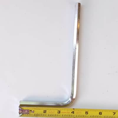 Gretsch 70s #4937 Dual Purpose Tom Drum Hex Post L-Arm Holder Bass Mount Vintage image 2