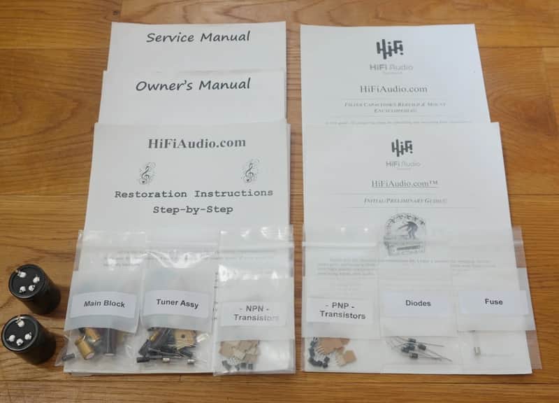 Yamaha CR-240 restoration kit filter capacitor repair rebuild fix image 1