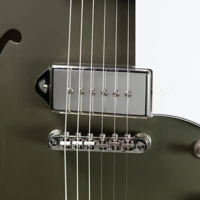 Epiphone Casino Worn Electric Guitar - Olive Drab with Gig Bag - Used image 11