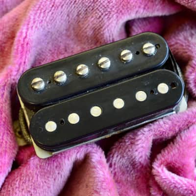 Vintage 1959 Gibson Double Black Long Magnet PAF Pickup 7.81k HOT Les Paul Burst image 1