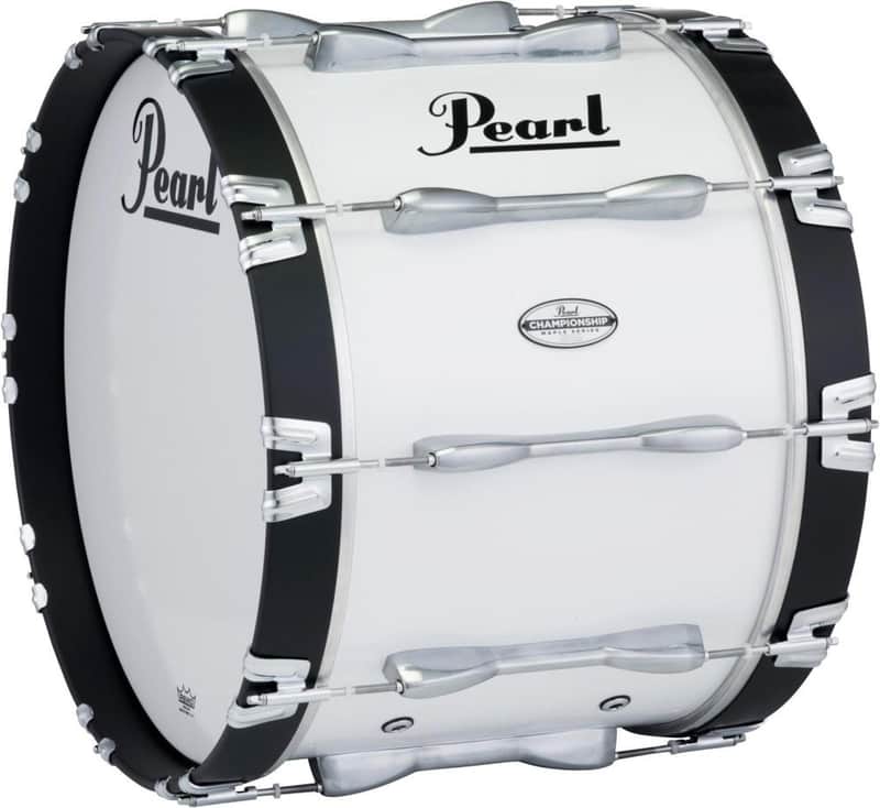 Pearl 28"x14" Championship Maple Bass Drum, Pure White (PBDM2814/A33) image 1