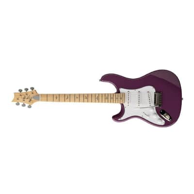 PRS SE Silver Sky Maple 6-String Left-Handed Electric Guitar with Poplar Body, Maple Neck, and Maple Fingerboard (Summit Purple) image 4